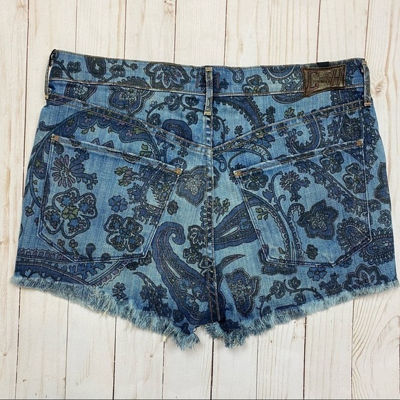 Citizens of Humanity Chloe High Waiat‎ Cut Off Short Morris Wash Size 30 - Picture 7 of 15